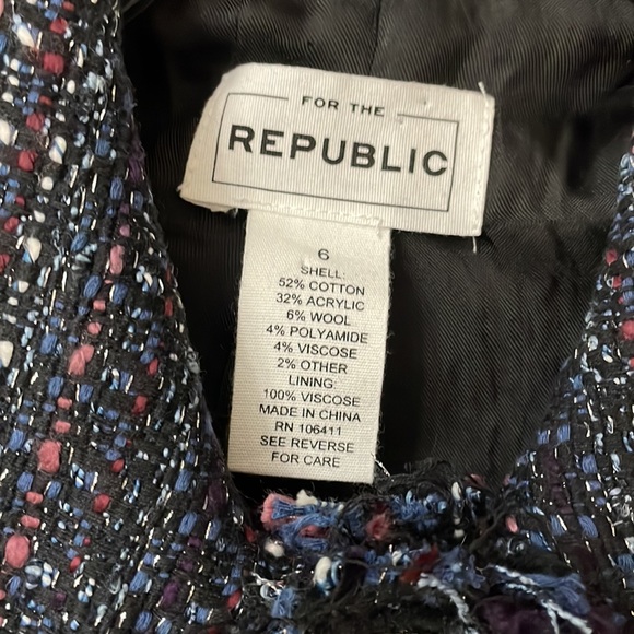 Republic Tweed Jacket - Picture 2 of 7
